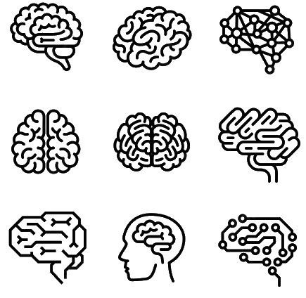 BrainLab’s original brain-grid brand artwork